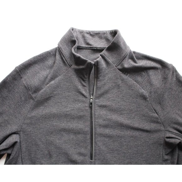 Lululemon Surge Warm Reflective 1/2 Zip / Medium / Heathered Graphite Grey - Picture 6 of 10